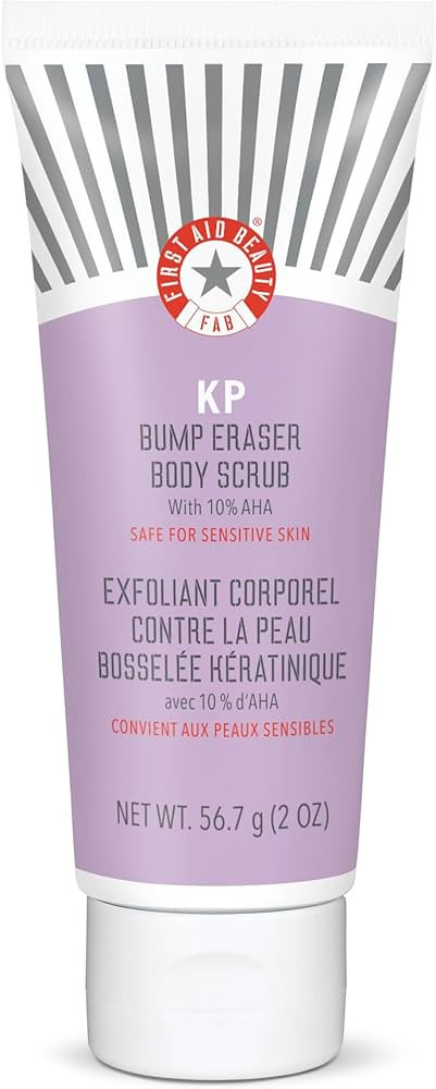 First Aid Beauty KP Bump Eraser Body Scrub Exfoliant for Keratosis Pilaris with 10% AHA 2 oz. | Amazon (US)