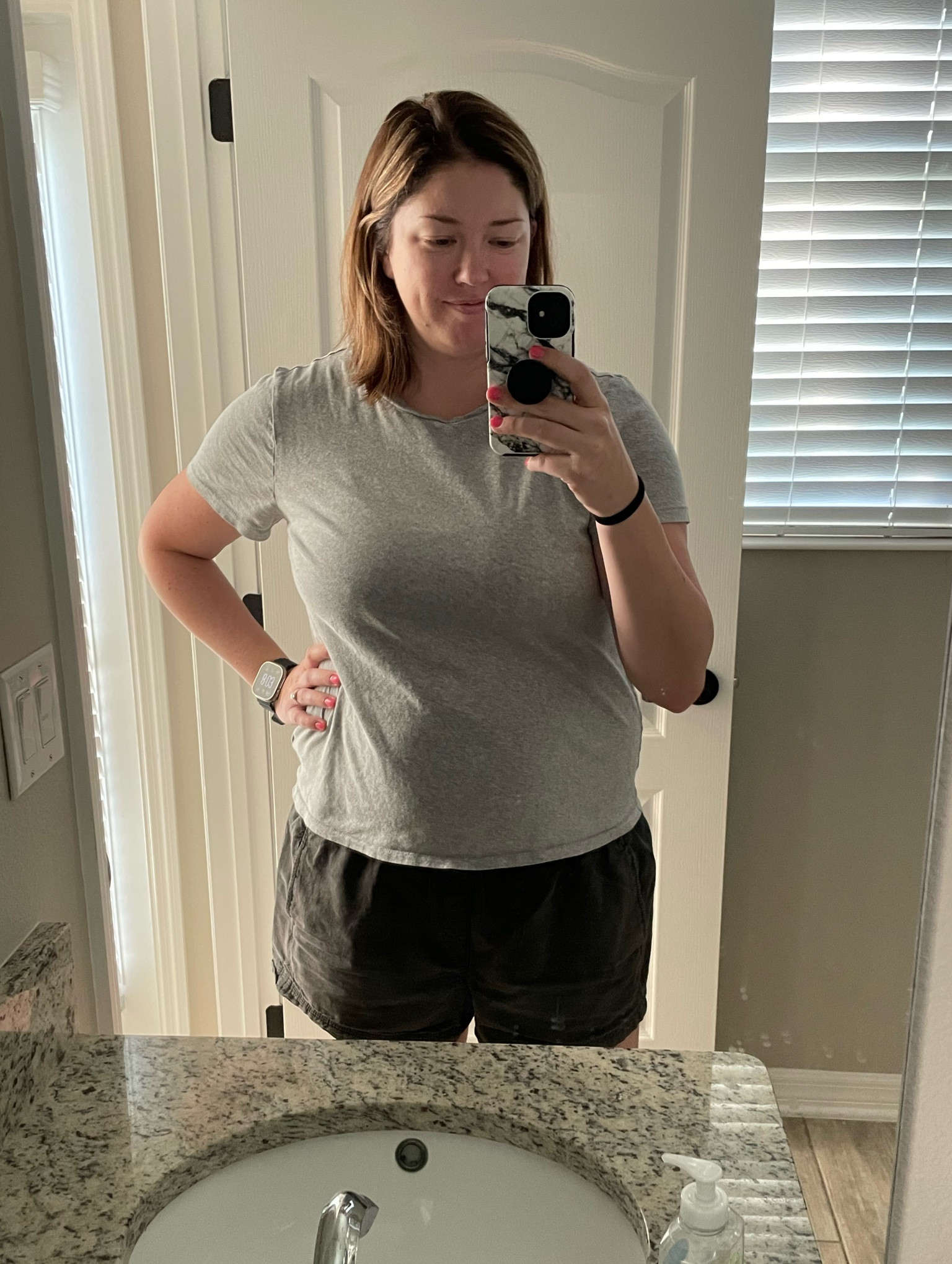 Drop off look. These tops from Old Navy are comfortable and perfect for drop off. Shorts are American Eagle. Come in a few color options. Wearing L in both  

#LTKFindsUnder50 #LTKMidsize #LTKBacktoSchool