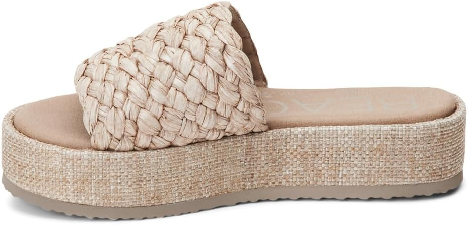 BEACH by Matisse Womens Cairo Platform Athletic Sandals Casual Low Heel 1-2" - Beige | Amazon (US)