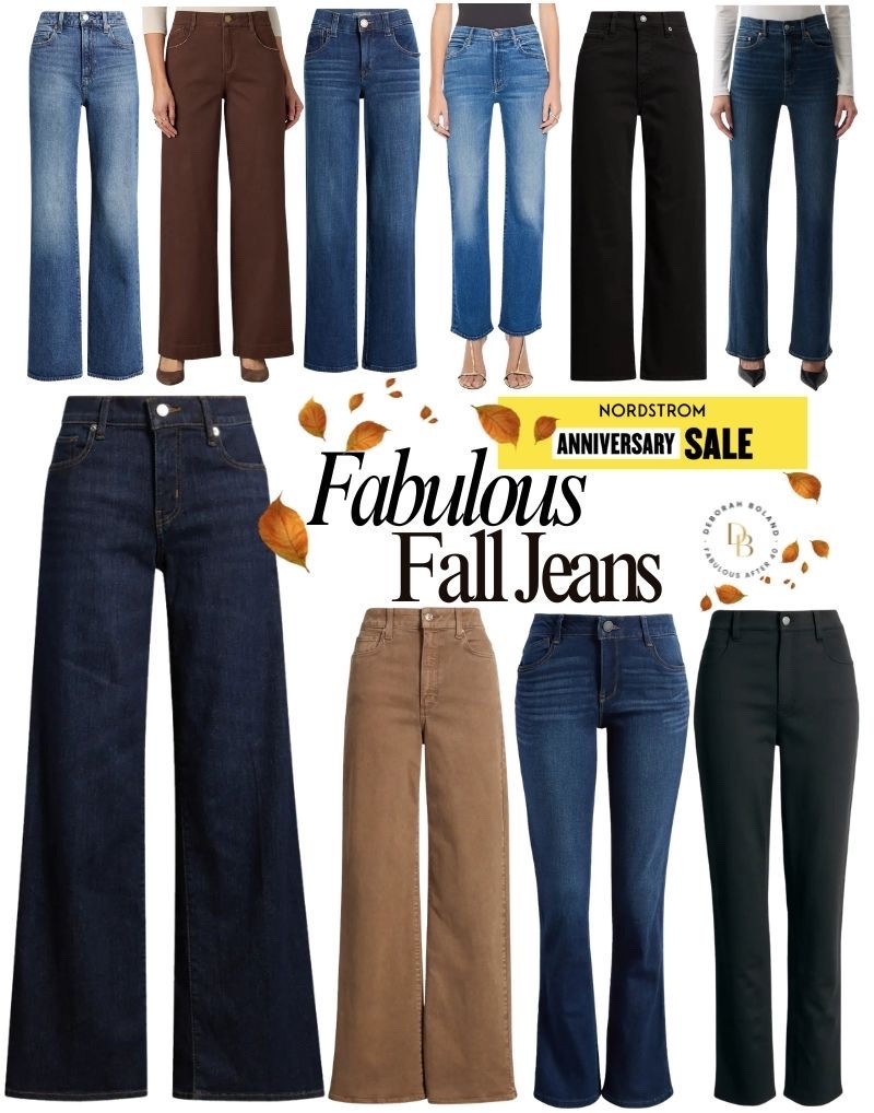The Nordstrom Anniversary Sale always delivers when it comes to denim. 👖🤎

From wide leg and flared to bootcut, straight leg, and even rich brown denim, these are the jeans I’ll be reaching for all fall long. Which style is your favorite? 🍂✨

#LTKSeasonal #LTKOver40 #LTKSaleAlert