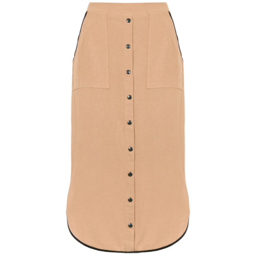 Olympiah Saia midi 'Jasmine' - Neutro | FarFetch BR