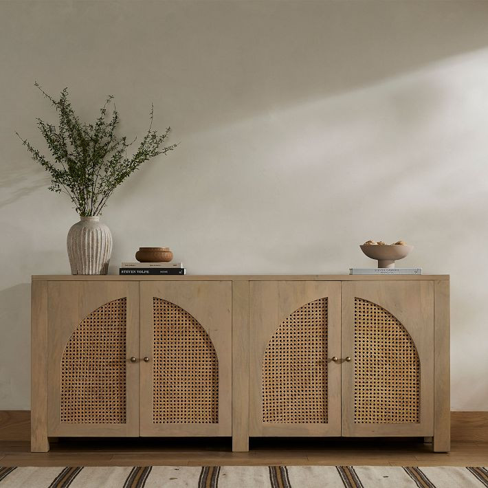 Cane Arches Buffet (78") | West Elm (US)