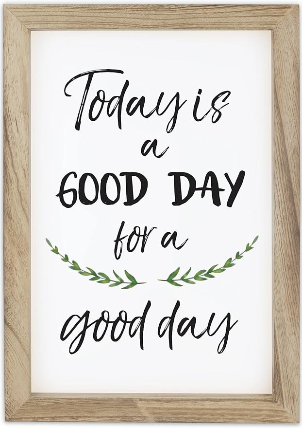 Farmhouse Wall Decor Signs For Fall Decorations With Interchangeable Sayings - Rustic 11x16” Wo... | Amazon (US)