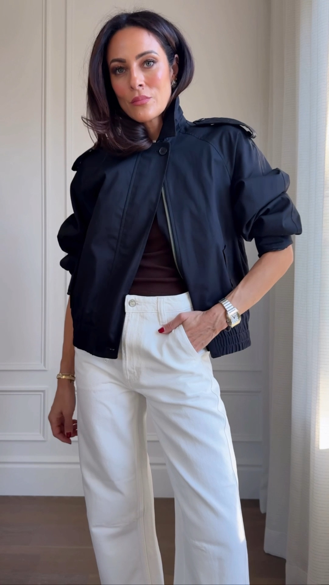 Family movie night and a casual OOTN! 
Jacket S, but runs tts 
Denim 24
Tank XS
Shoes 7.5

#LTKSeasonal #LTKOver40