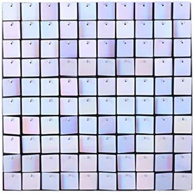 Shimmer Wall Panels Sequins Wall Panels Air Active Panels (12panels, Iridescent)for Wedding Event... | Amazon (US)