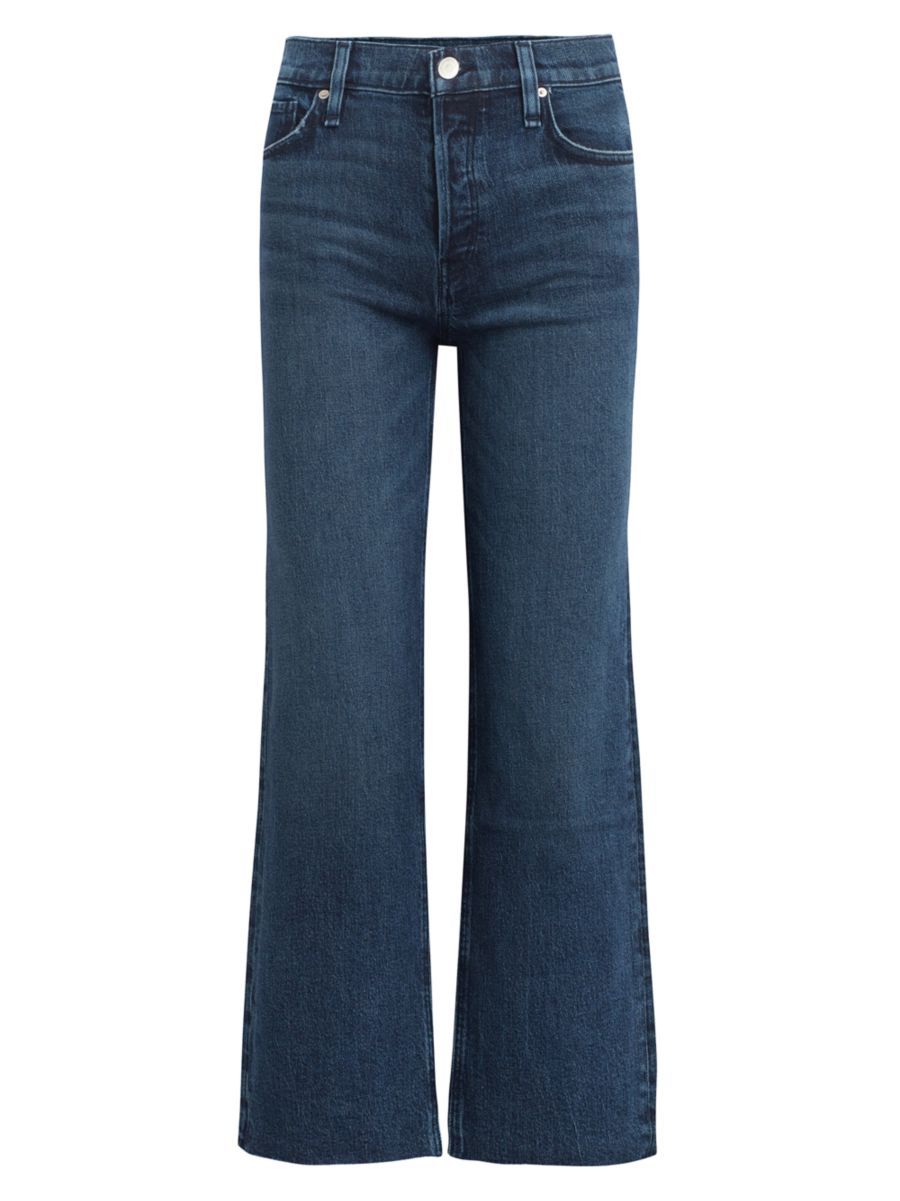 Rosie High-Rise Wide-Leg Crop Jeans | Saks Fifth Avenue