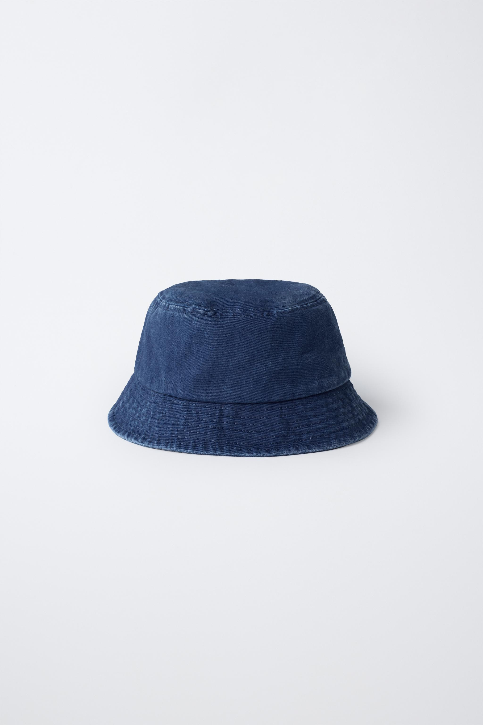 CONTRAST STITCH BUCKET HAT | Zara US