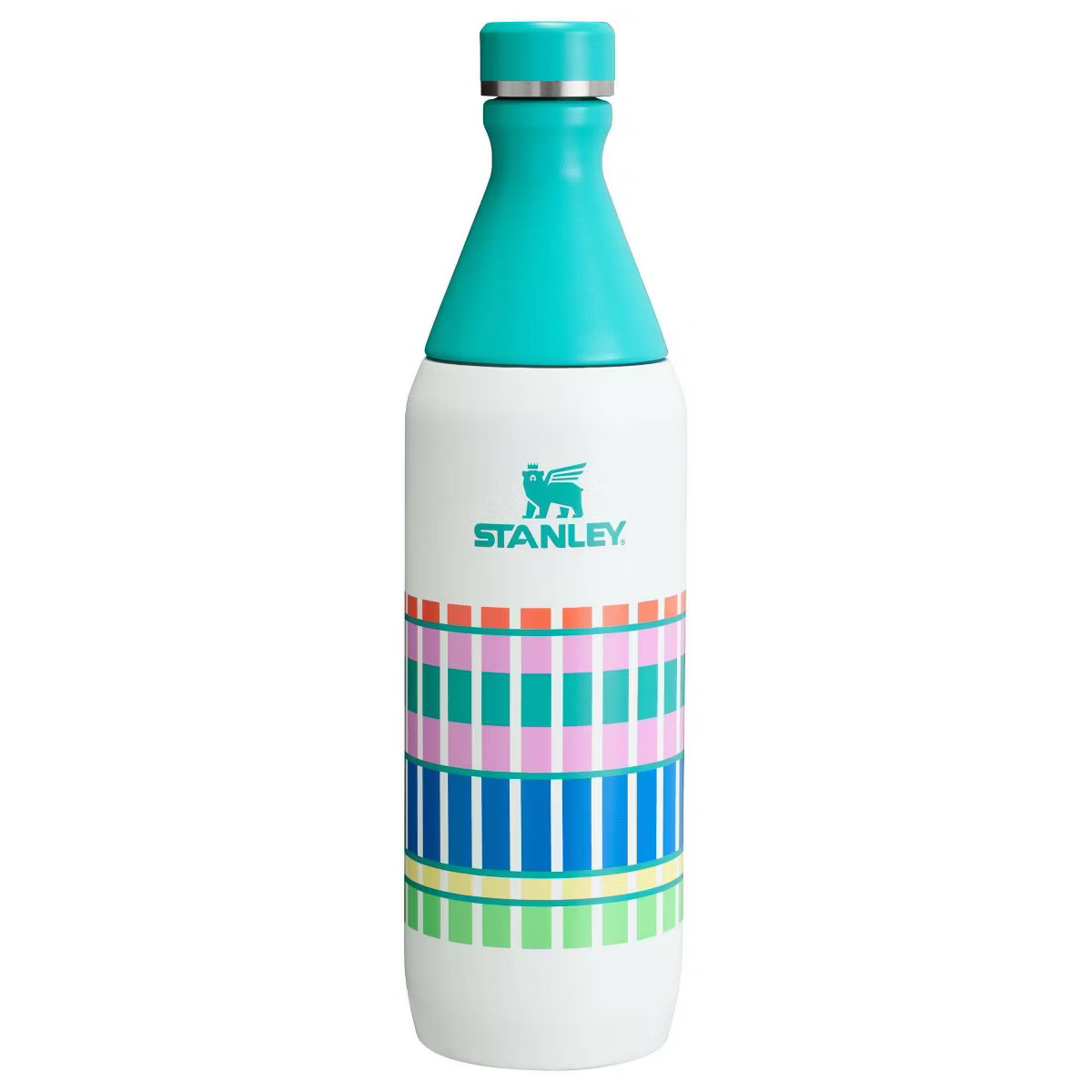 Stanley 20 oz Stainless Steel All Day Slim Bottle Amethyst Striped | Target