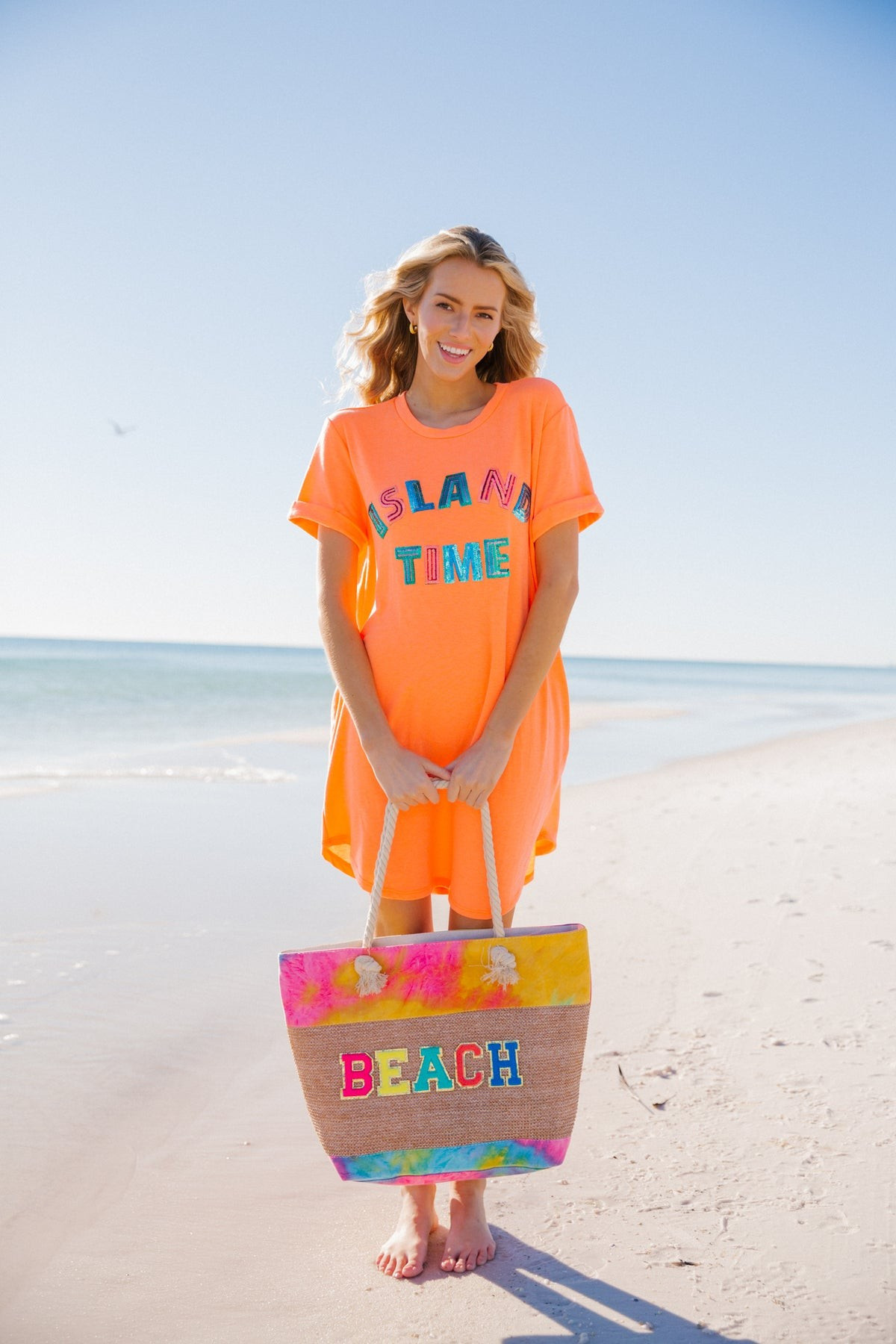ISLAND TIME T-SHIRT DRESS | Judith March
