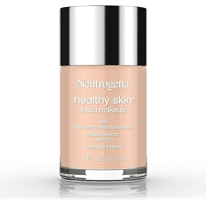 Neutrogena Healthy Skin Liquid Makeup Foundation, Broad Spectrum SPF 20 Sunscreen, Lightweight & ... | Amazon (US)