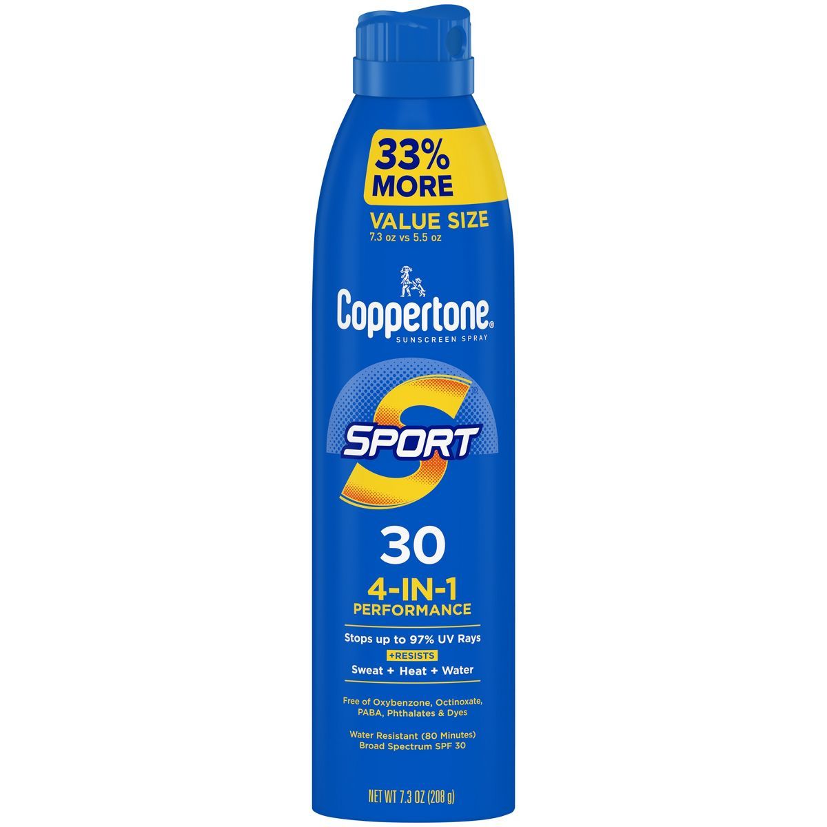 Coppertone Sport Sunscreen Spray - SPF 30 - 7.3oz | Target
