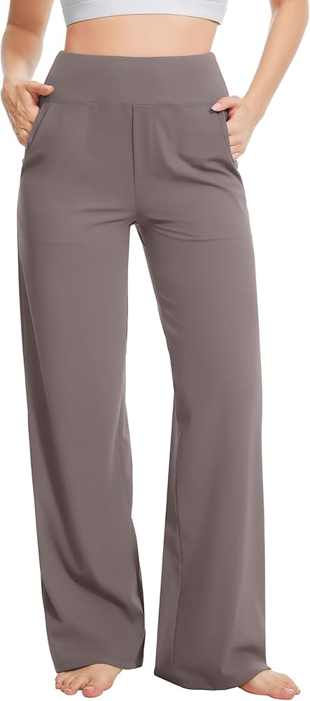 Yoga Pants Wide Leg Pants High Waist Sweatpants Lounge Pants | Amazon (US)
