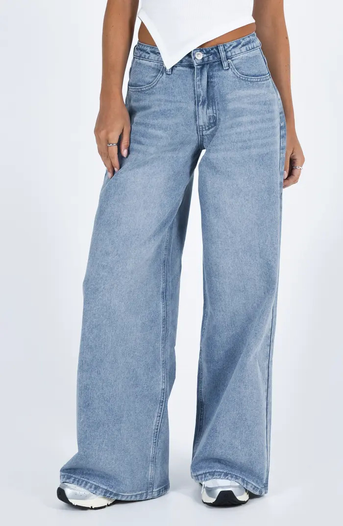 Naylor Mid Rise Wide Leg Jeans | Nordstrom