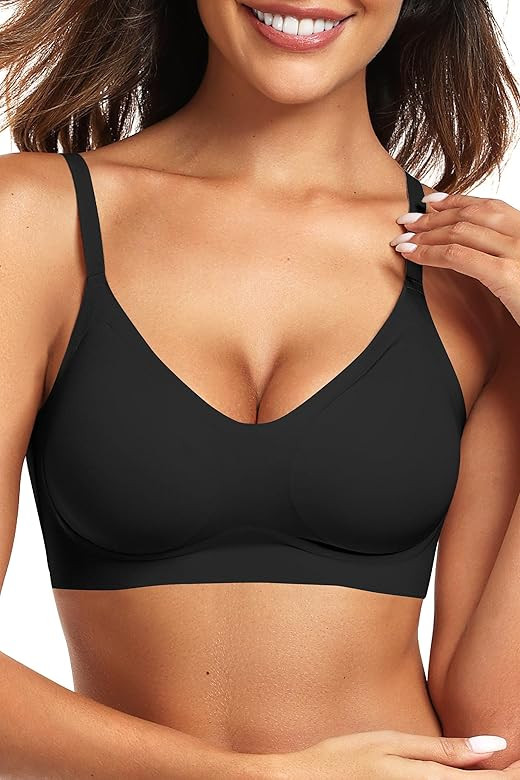 Vertvie Womens Seamless Bra No Underwire Comfort Push Up Bras Buttery Soft Wireless Bralette Full... | Amazon (US)