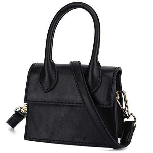 CATMICOO Mini Purse for Women, Mini Bag with Crocodile Pattern (Black) | Amazon (US)