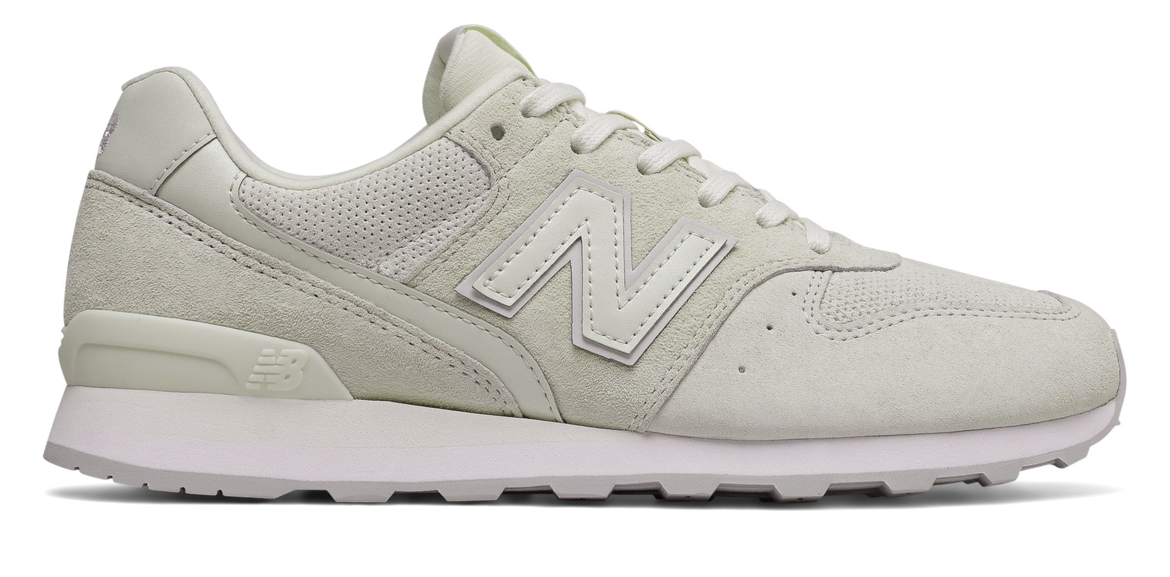 New Balance Women's 696 Suede Shoes Off White with Off White | Joes New Balance Outlet