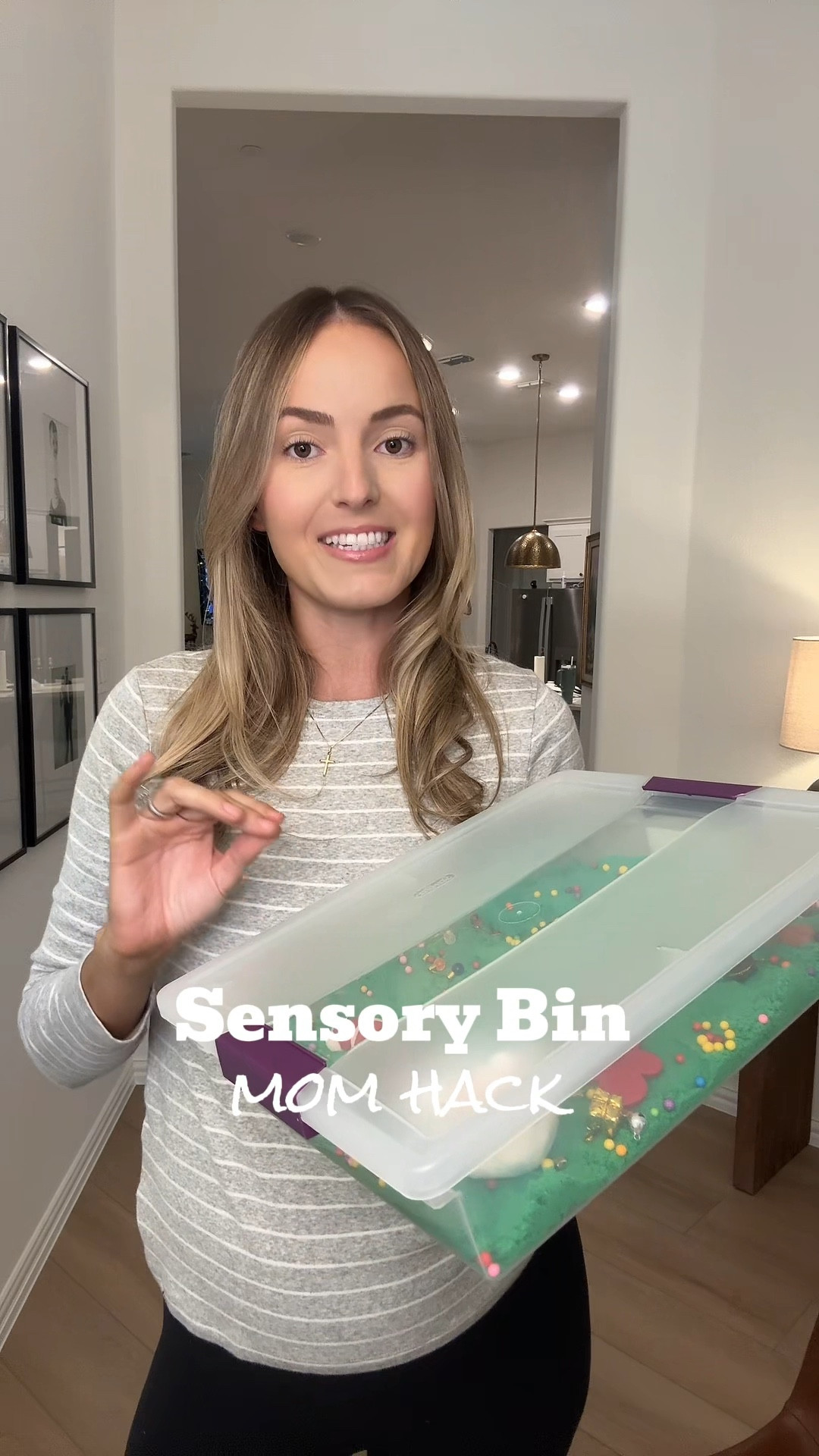 Our favorite sensory bin storage! Also loving this Christmas sensory bin filler! 🎄❤️

#LTKmomlife #LTKHoliday #LTKKids