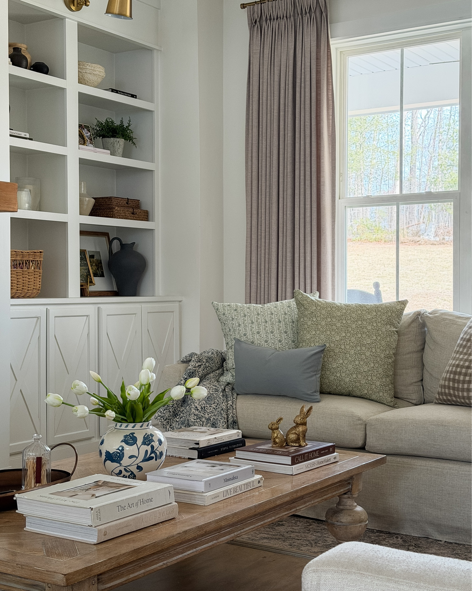 Loving the new pillow covers in our living room. The softer tones in here 😍 

#LTKHome