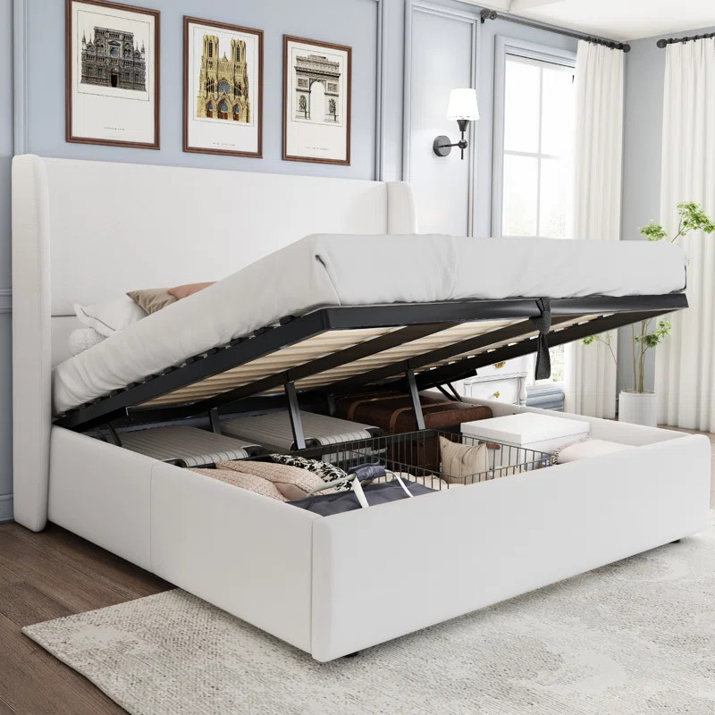 Brooklinn Upholstered Platform Storage Bed | Wayfair North America