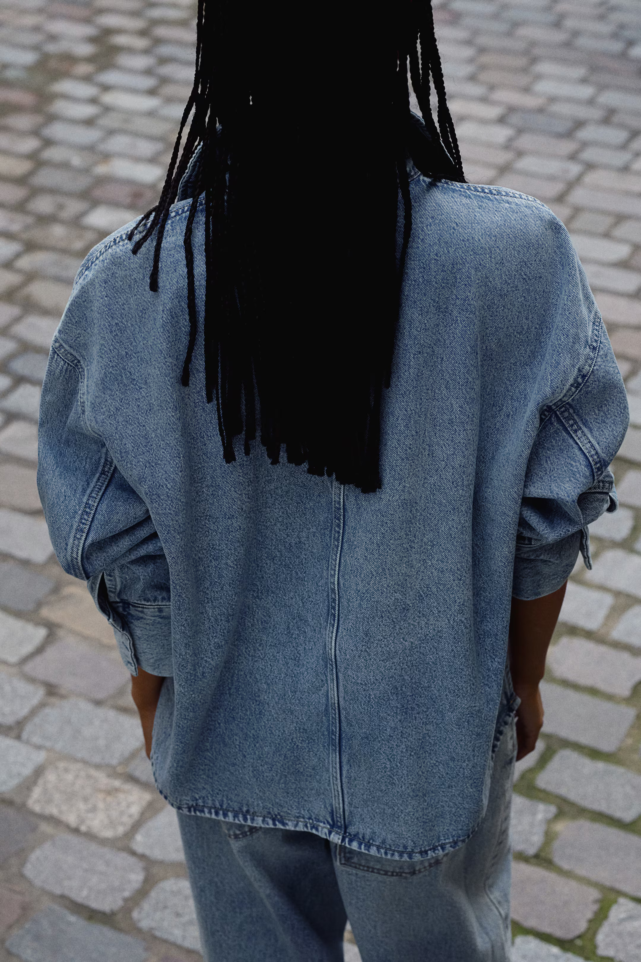 Oversized Pullover Denim Shirt | H&M (US + CA)