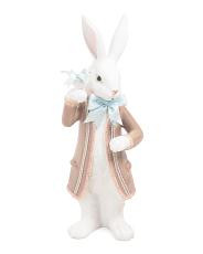 Resin Rabbit With Bird Figurine | TJ Maxx