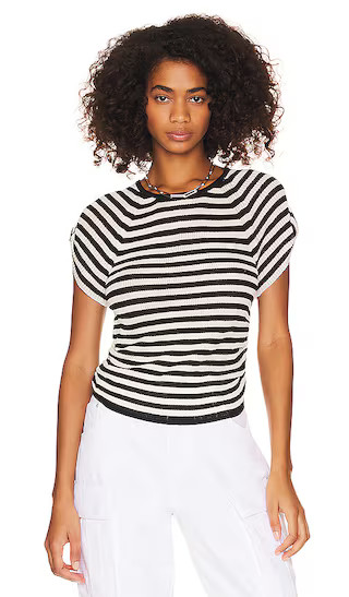 Slinky Baby Tee in Black Garendia | Revolve Clothing (Global)