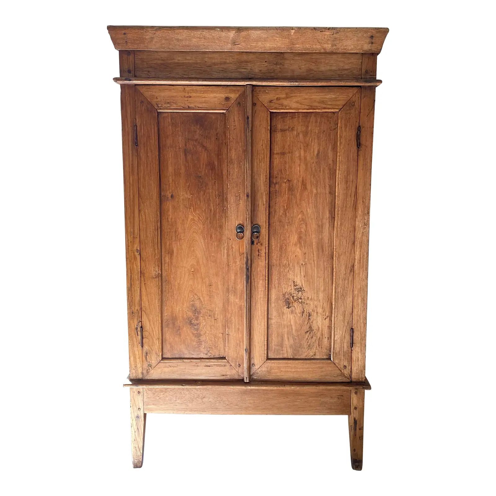 Antique Oak Armoire | Chairish