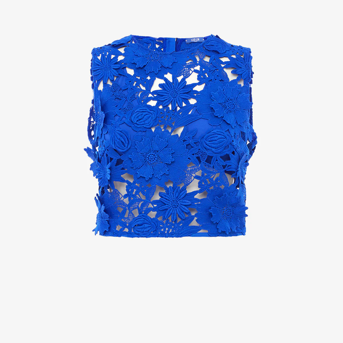 Iris Lace Top - Lapis | LEO LIN US