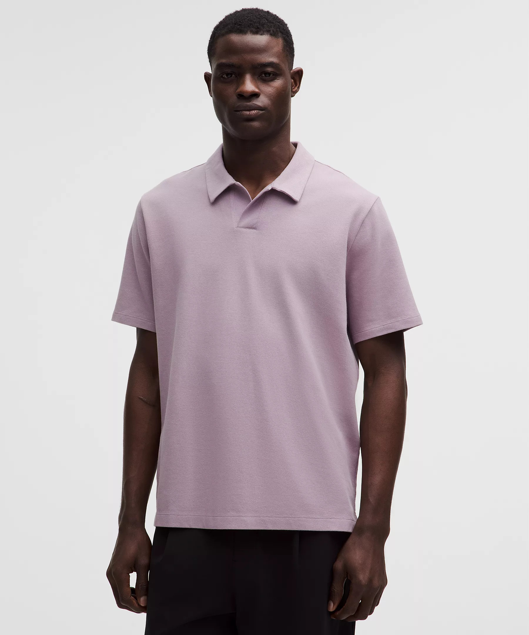 Pique Performer Johnny-Collar Short-Sleeve Shirt | Lululemon (US)
