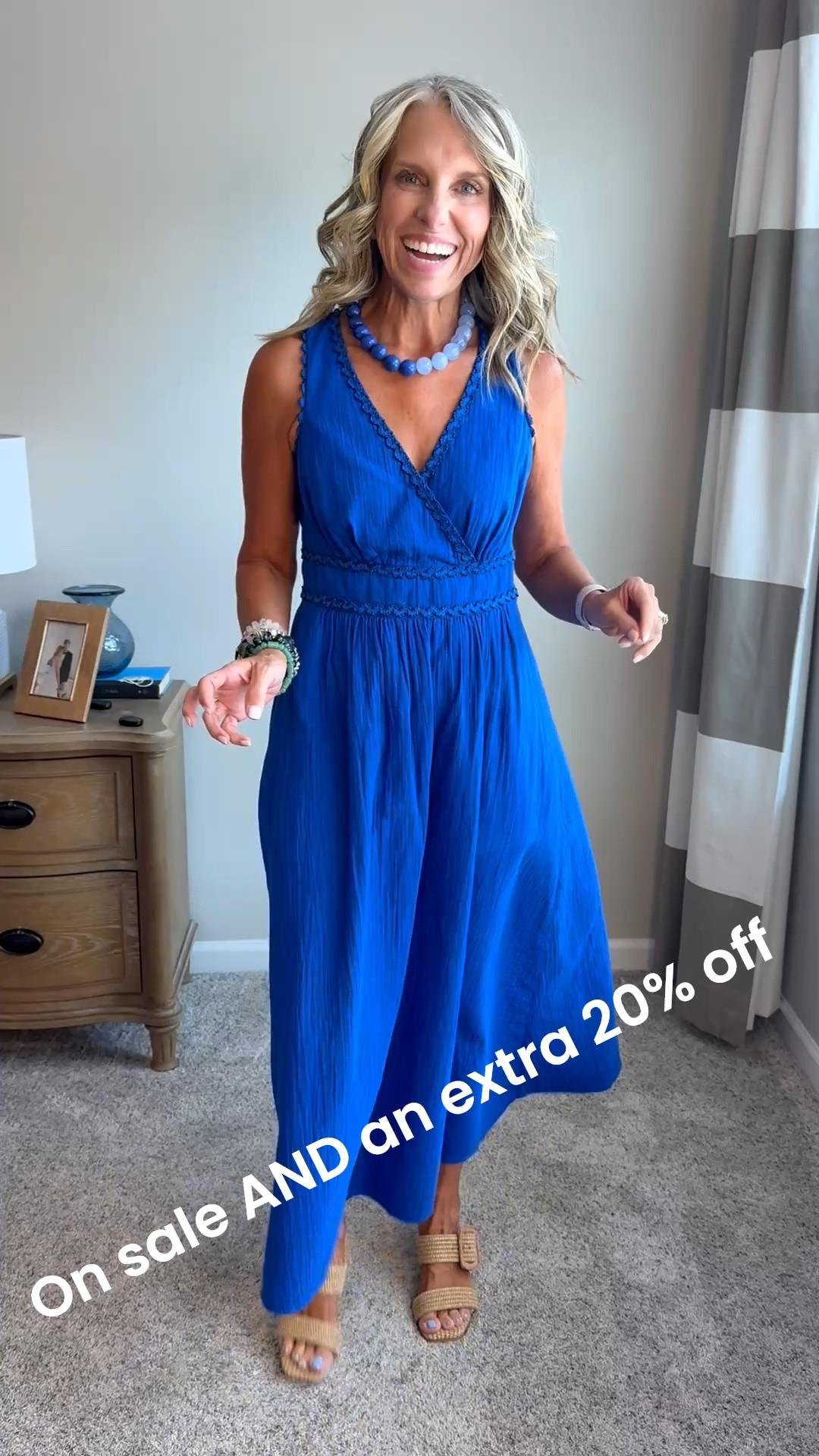Wearing size 2. Grab this and wear while the weather is hot, then pull out next year.

#LTKootd #LTKgrwm #LTKSaleAlert