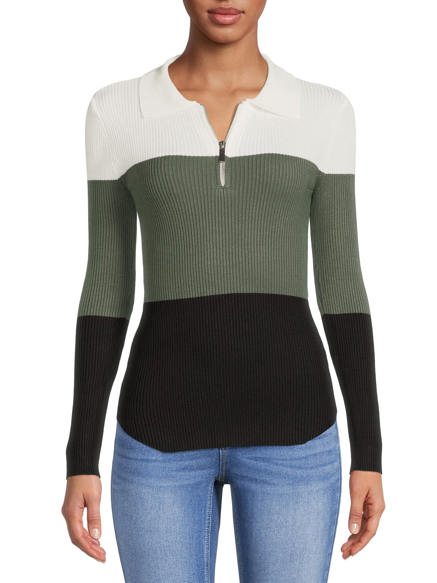 No Boundaries Junior's Colorblock Pullover - Walmart.com | Walmart (US)