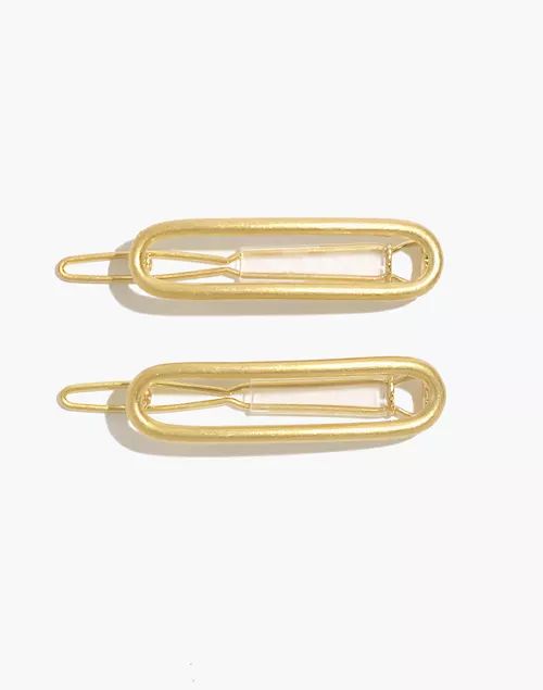 Two-Pack Mini Hair Clips | Madewell