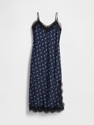 Lace-Trim Maxi Slip Dress | Gap (US)