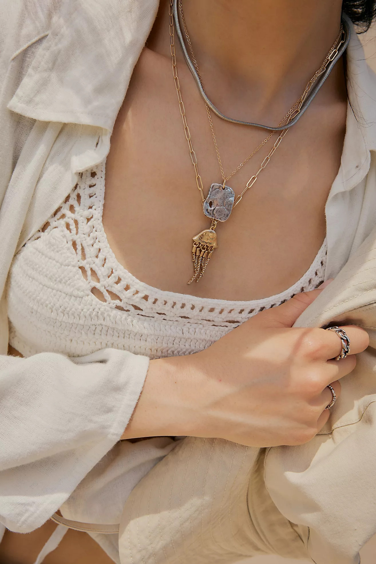 Oversized Coin Necklace | Free People (Global - UK&FR Excluded)