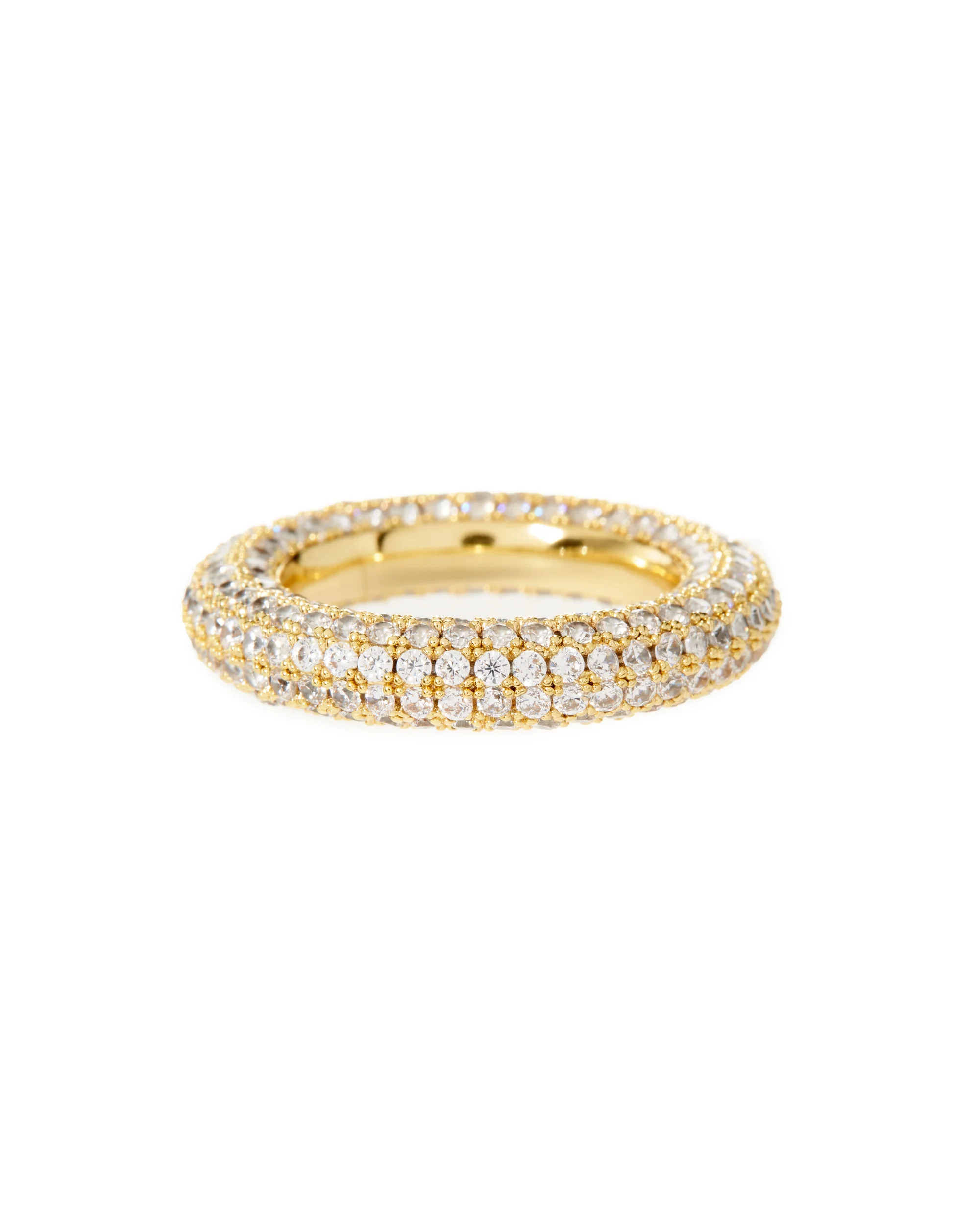Pave Amalfi Ring- Gold | Luv Aj