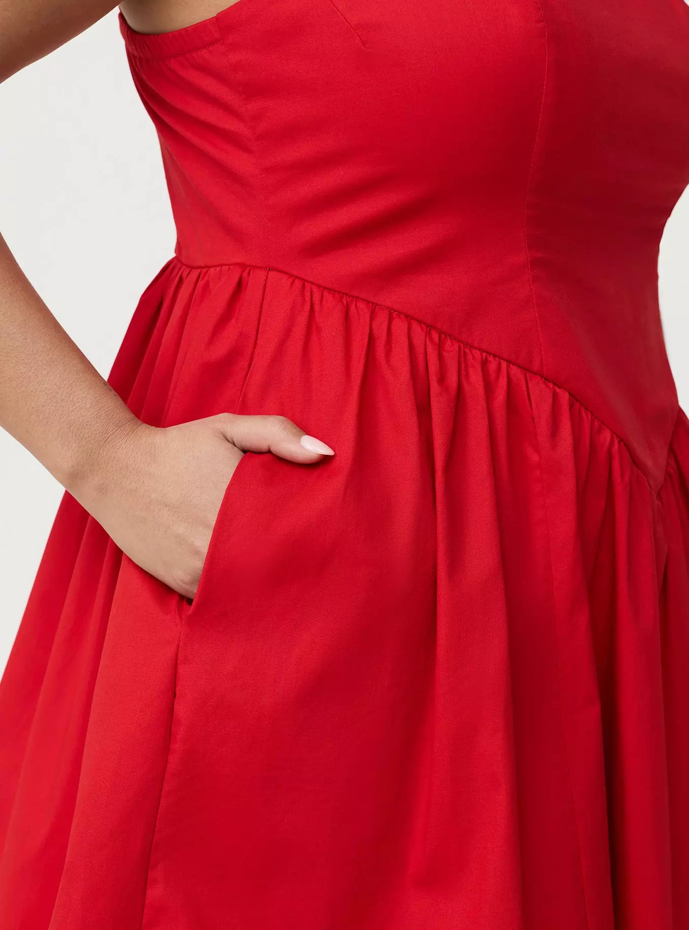 Basque Waist Mini Dress | Torrid (US & Canada)