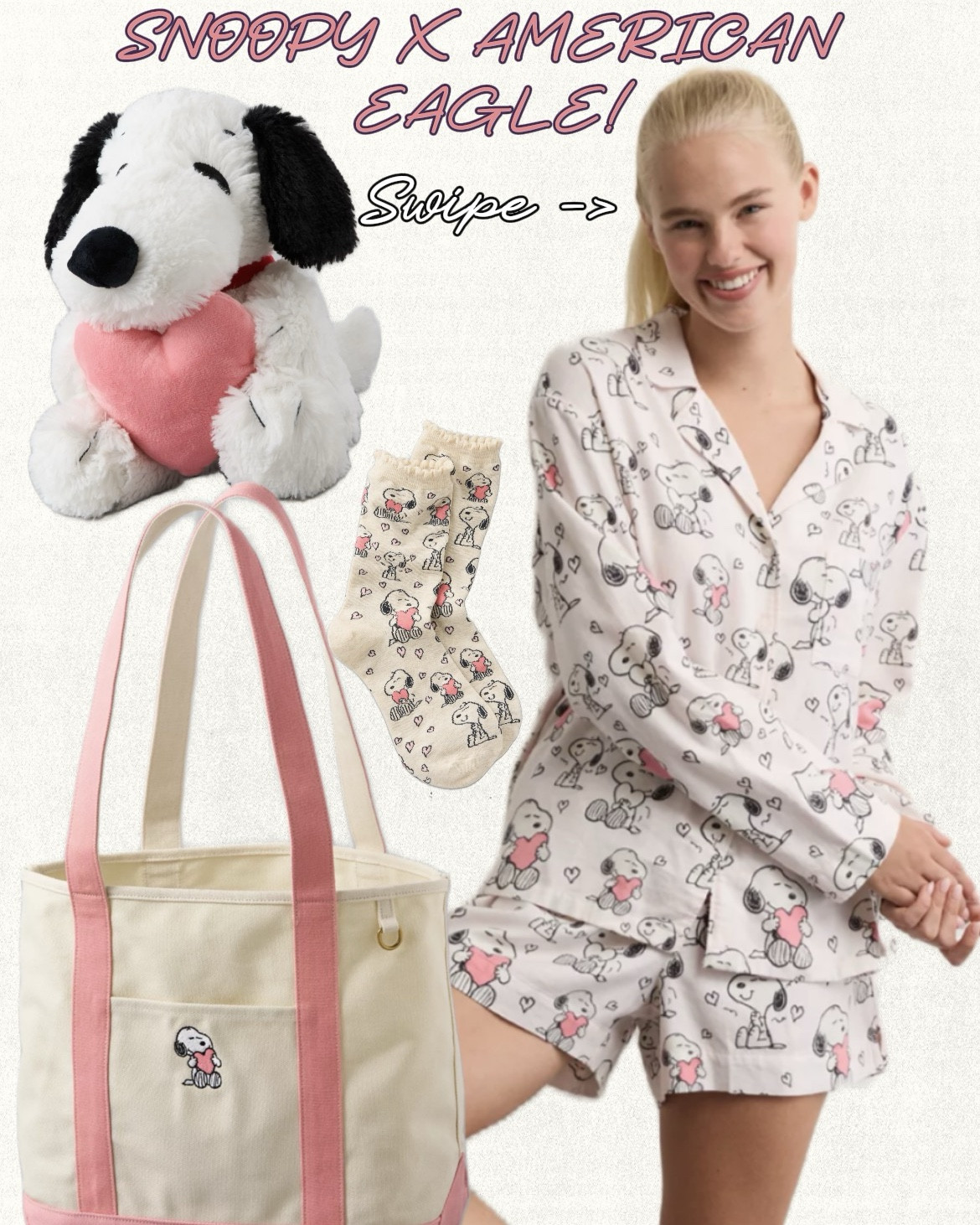 Snoopy x AE

#LTKSeasonal #LTKValentine #LTKSaleAlert