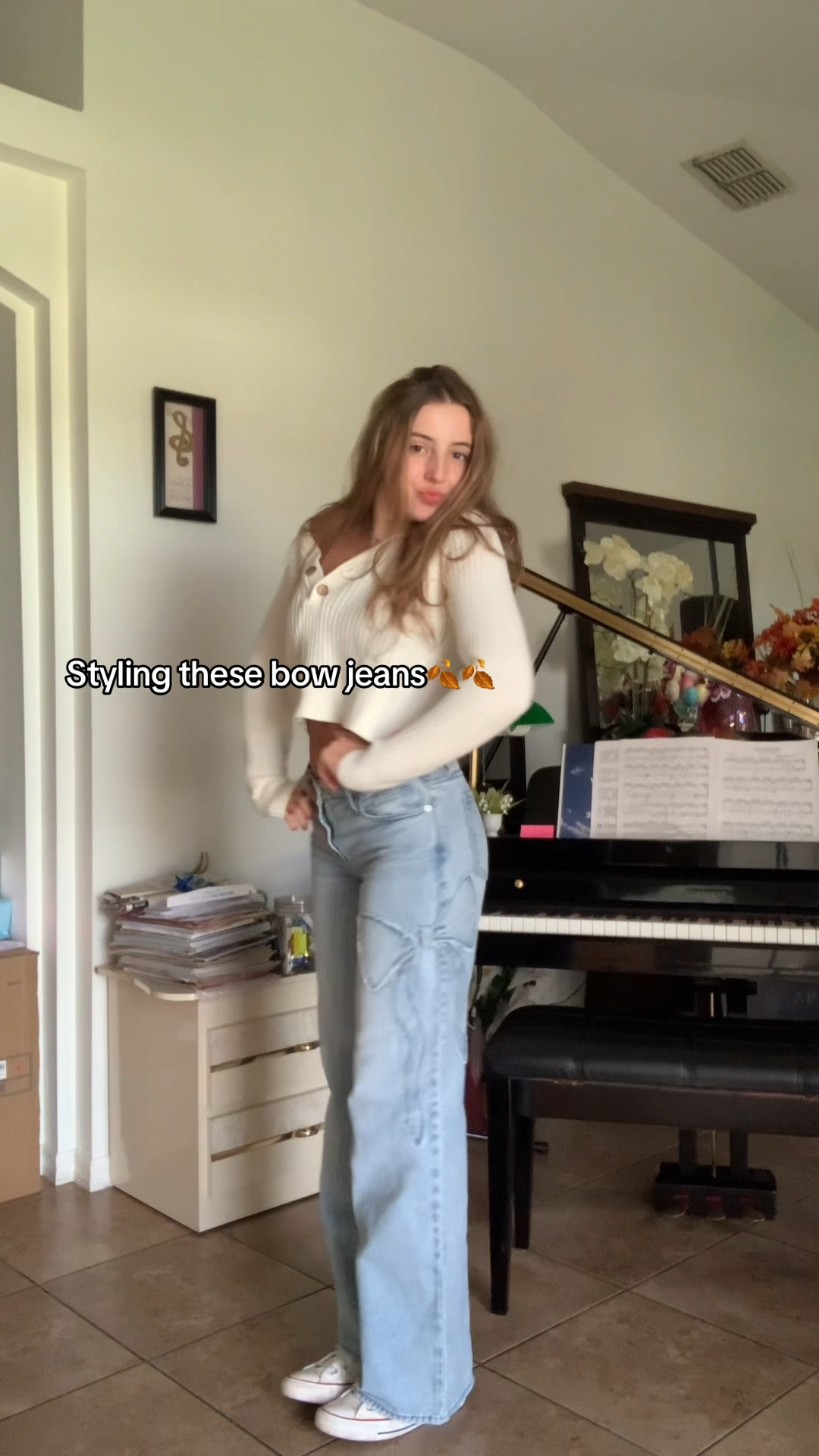 such cute jeans for fall🍂🍂 
1st & last sweater from tiktokshop but I linked similar !

#LTKStyleTip #LTKBacktoSchool #LTKSeasonal