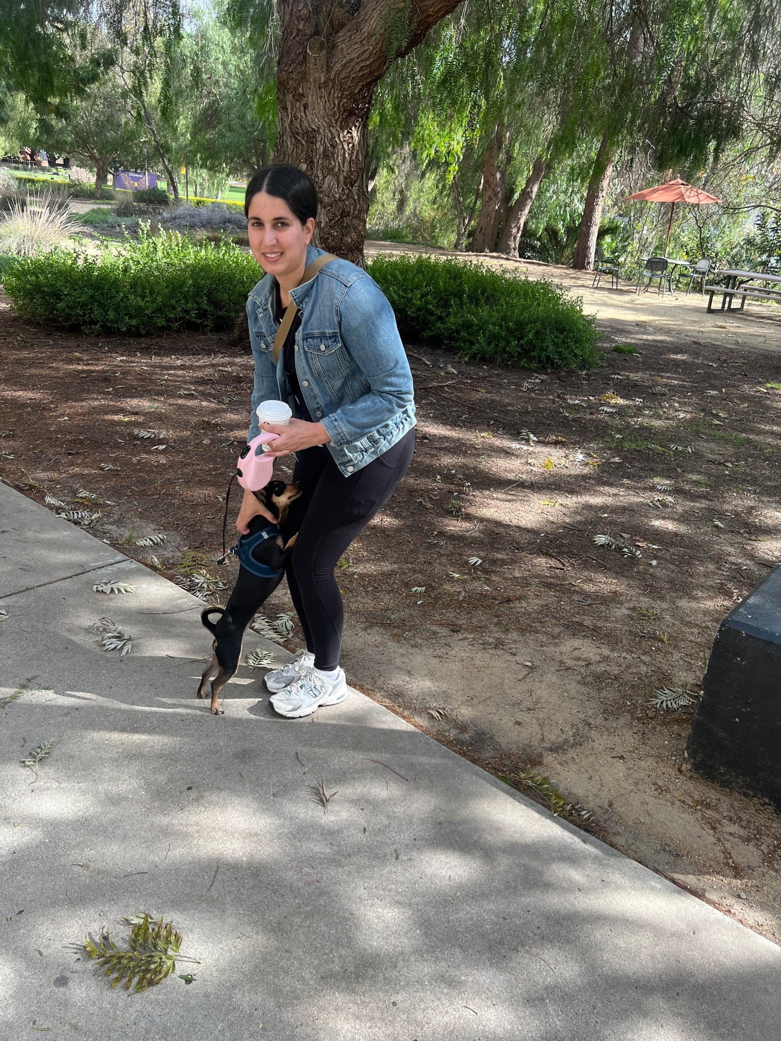 Love this denim jacket with leggings and comfortable shoes for walks with my dog 

#LTKMidsize #LTKStyleTip