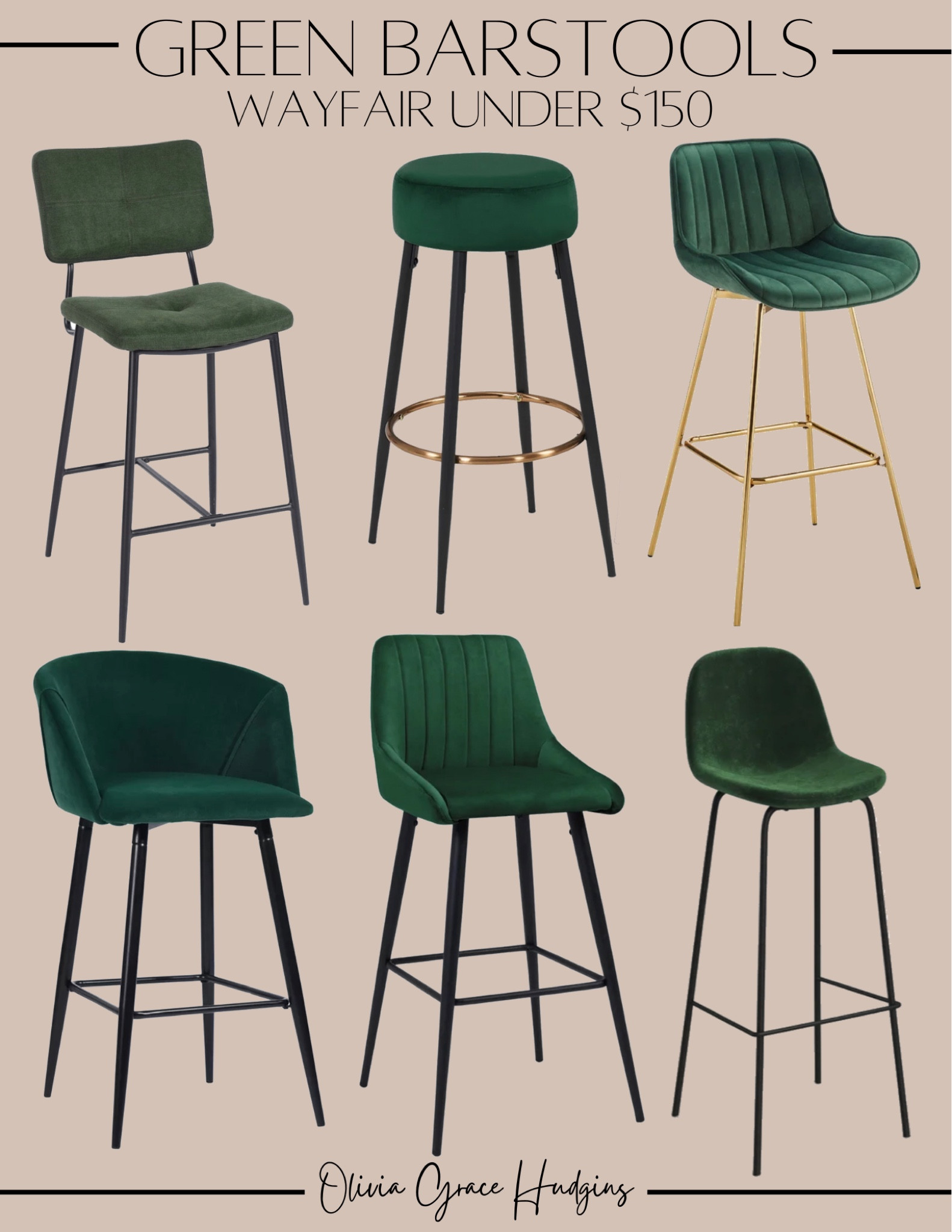 Green kitchen barstools and/or counter stools!

#LTKhome #LTKstyletip #LTKfamily