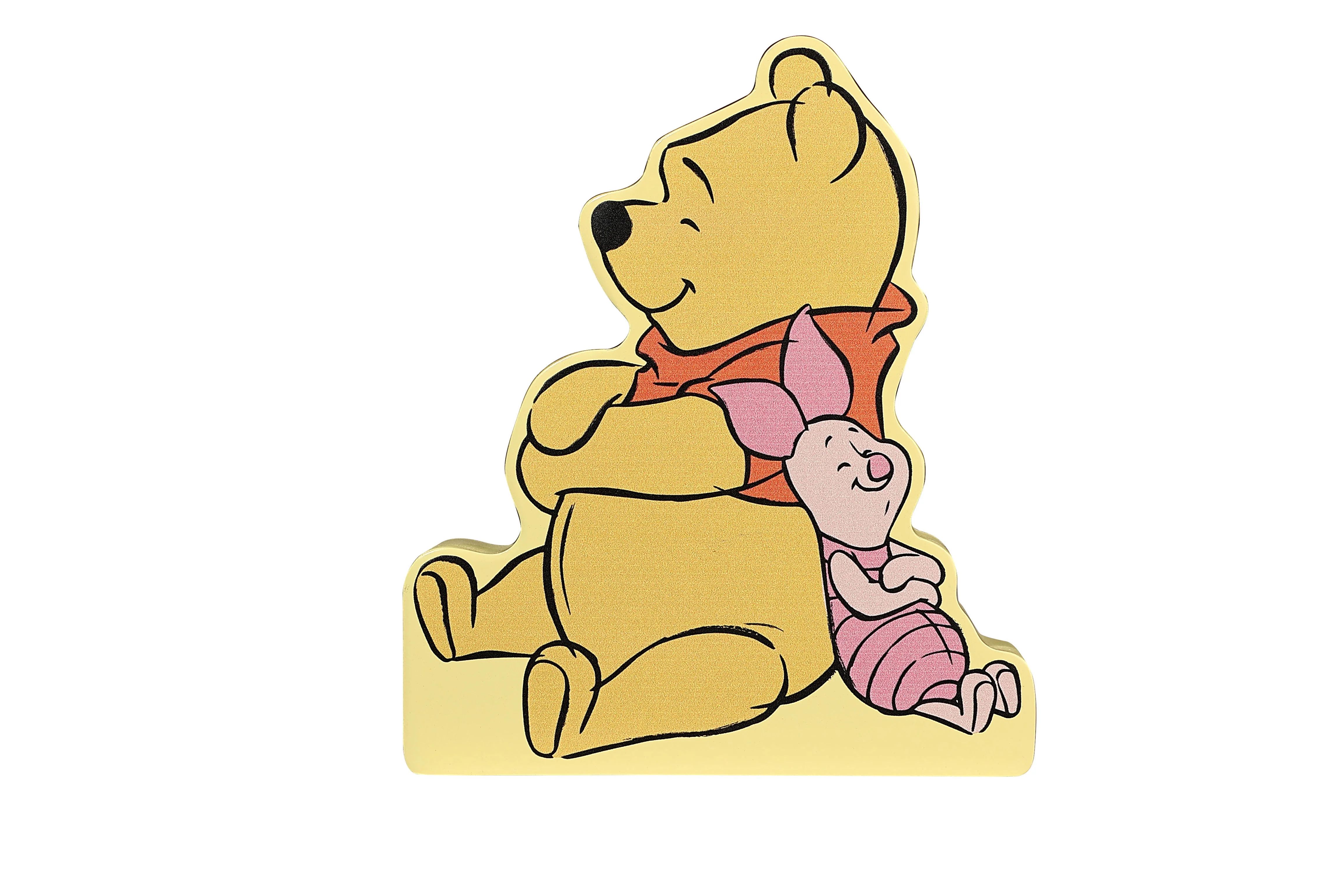 Disney Winnie the Pooh and Piglet Die-Cut MDF Block by POP Creations | Walmart (US)