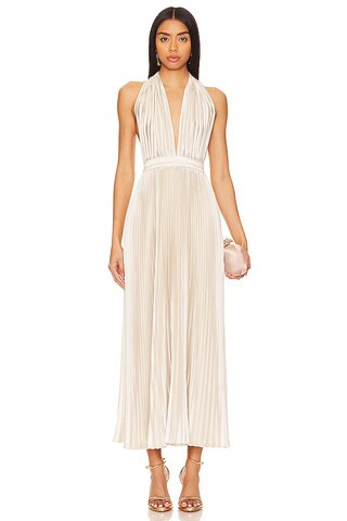 L'IDEE Moderniste Gown in Champagne from Revolve.com | Revolve Clothing (Global)