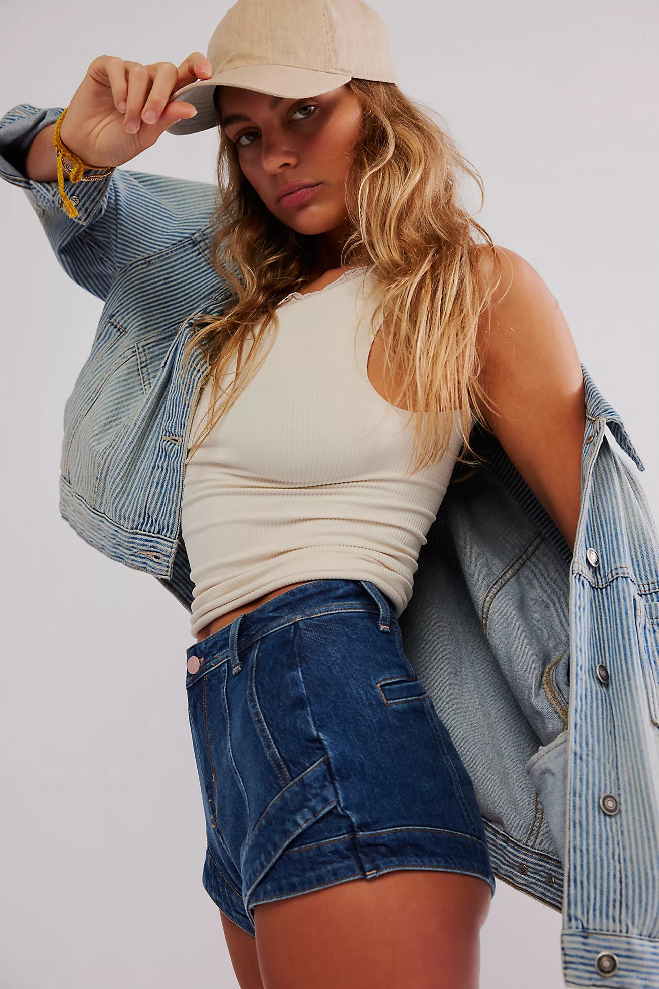 CRVY Mona High-Rise Shorts | Free People (Global - UK&FR Excluded)