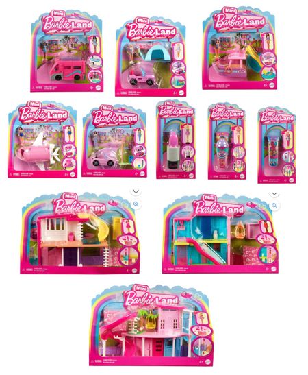 The New Barbie Miniland ✨💖🌈
… is SO cute!!! All priced under $10 and minis of the Barbie Dreamhouses, vehicles and dolls. Perfect scale to be Barbies OF Barbies. 

Houses: 3 options (so far)
Vehicles: convertible, jeep, RV, plane and boat (so far)
Dolls: I love the 💄 option best (uncaps to reveal 1 of 10 Barbies / Kens) - there are also Color Reveal and Mini Pop Reveal options



#LTKKids #LTKGiftGuide #LTKFamily