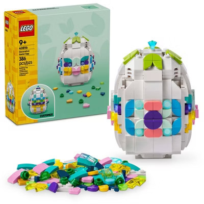 LEGO Decorative Easter Egg Building Toy, Easter Basket Gift for Kids, 40816 | Target