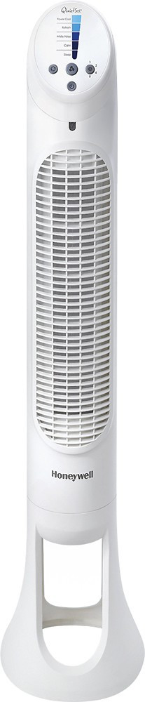 Honeywell - QuietSet 5-Speed Oscillating Tower Fan HYF260W - White | Best Buy U.S.