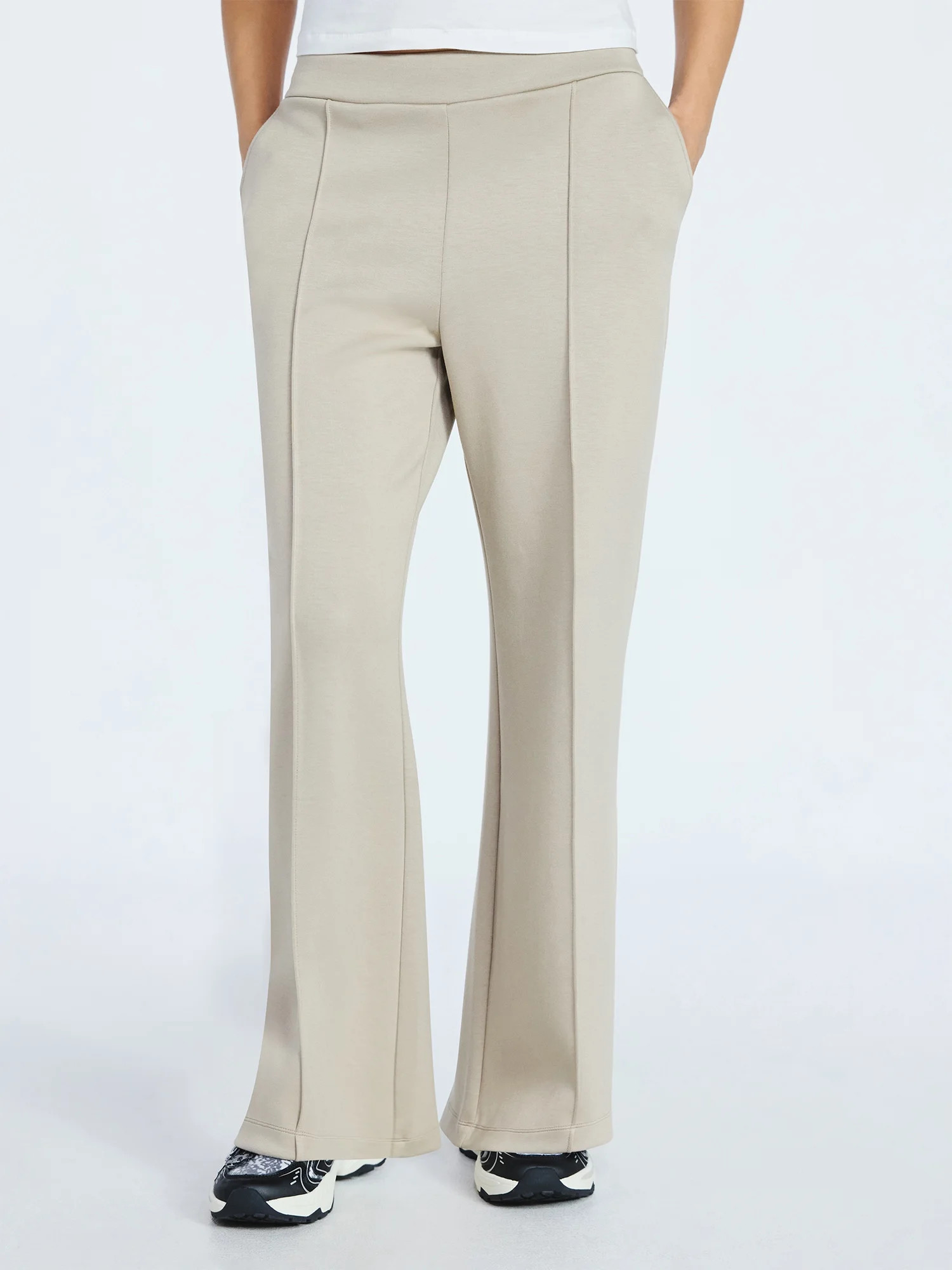 Scoop Women's and Women's Plus New Scubaknit Seamed Sweatpants, Regular and Short Lengths, Sizes ... | Walmart (US)