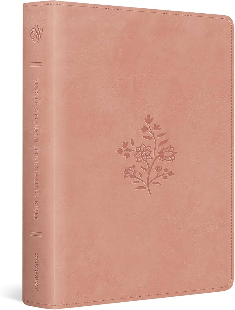 ESV Single Column Journaling Bible (TruTone, Pink, Wildflower Design): Holy Bible, English Standa... | Amazon (US)