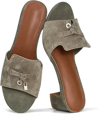 Project Cloud Genuine Leather Womens Heels, Dress Sandals & Slides (Monaco) | Amazon (US)