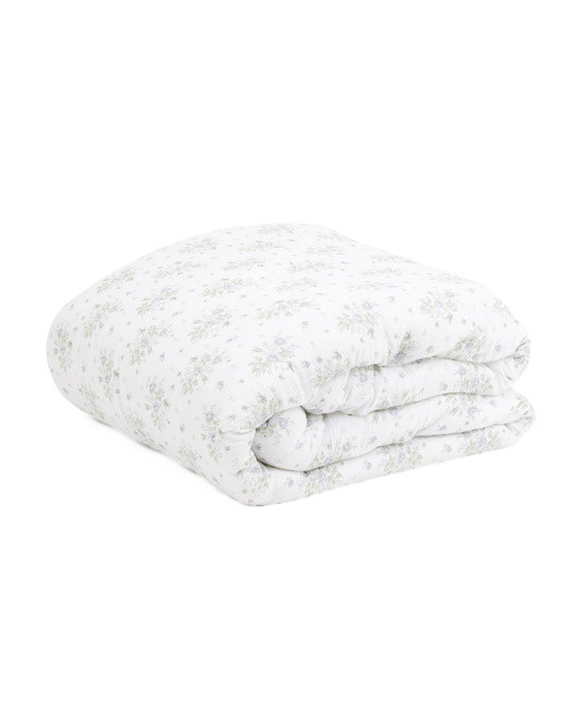 Rosebud Floral Gauze Comforter Set | TJ Maxx
